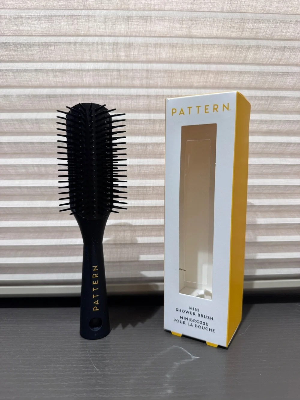Cute Mini Shower Travel Detangling Brush PATTERN by Tracee Ellis Ross